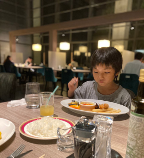 小さな子どもにも嬉しい、ワンプレートメニュー